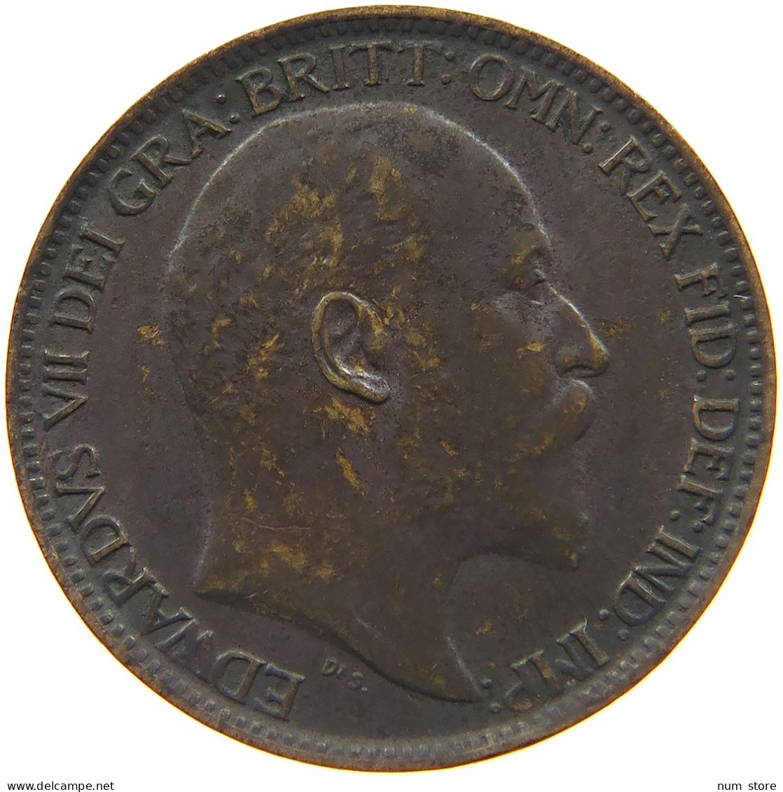 GREAT BRITAIN FARTHING 1903 EDWARD VII., 1901 - 1910 #MA 022586 - B. 1 Farthing