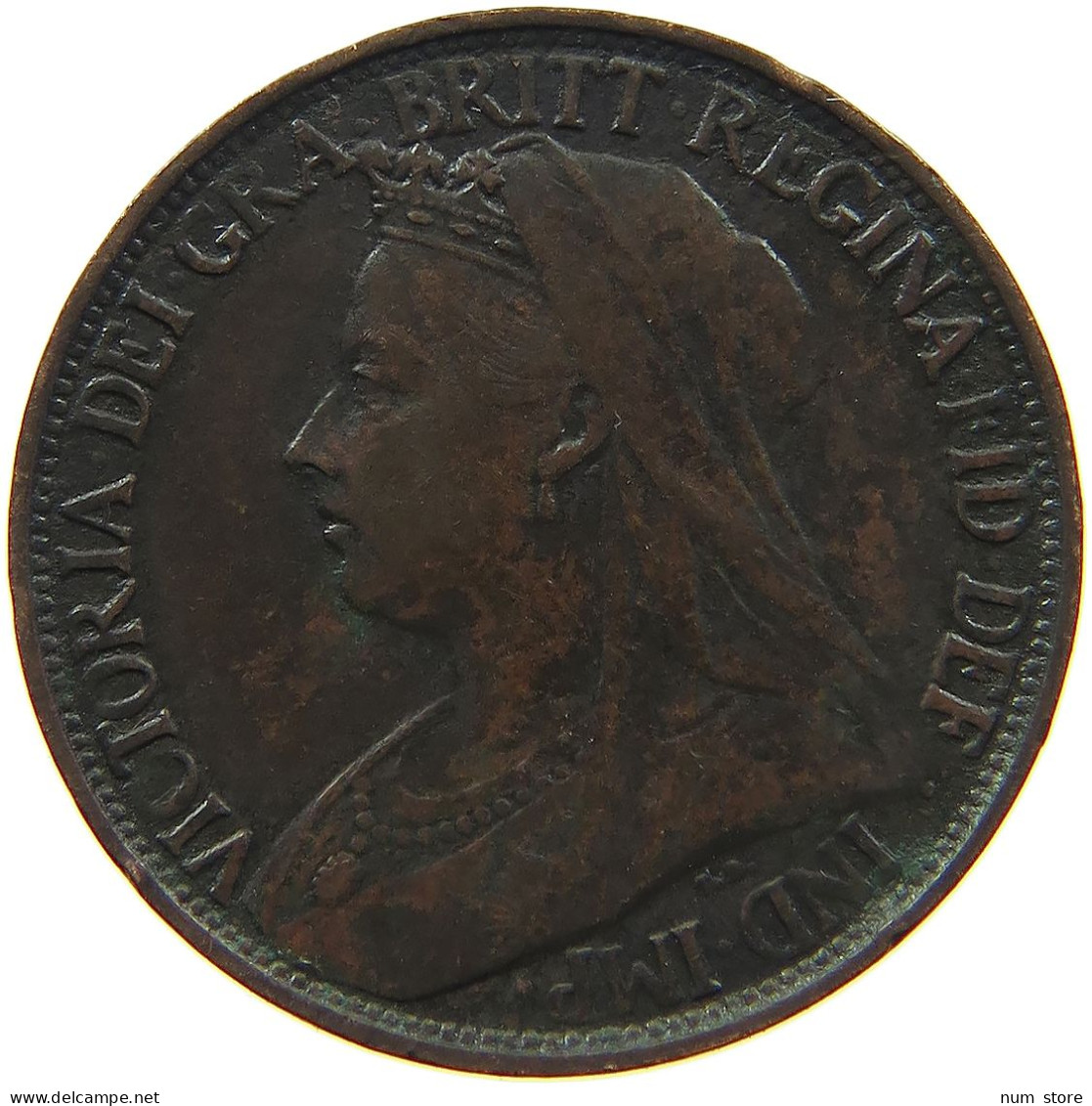 GREAT BRITAIN FARTHING 1898 VICTORIA 1837-1901 #MA 100859 - B. 1 Farthing