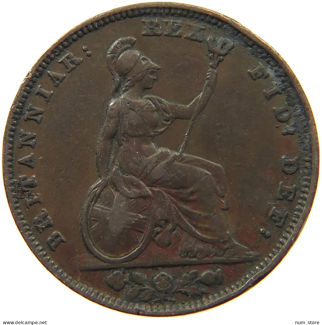 GREAT BRITAIN FARTHING 1834 WILLIAM IV. (1830-1837) #MA 100948 - B. 1 Farthing
