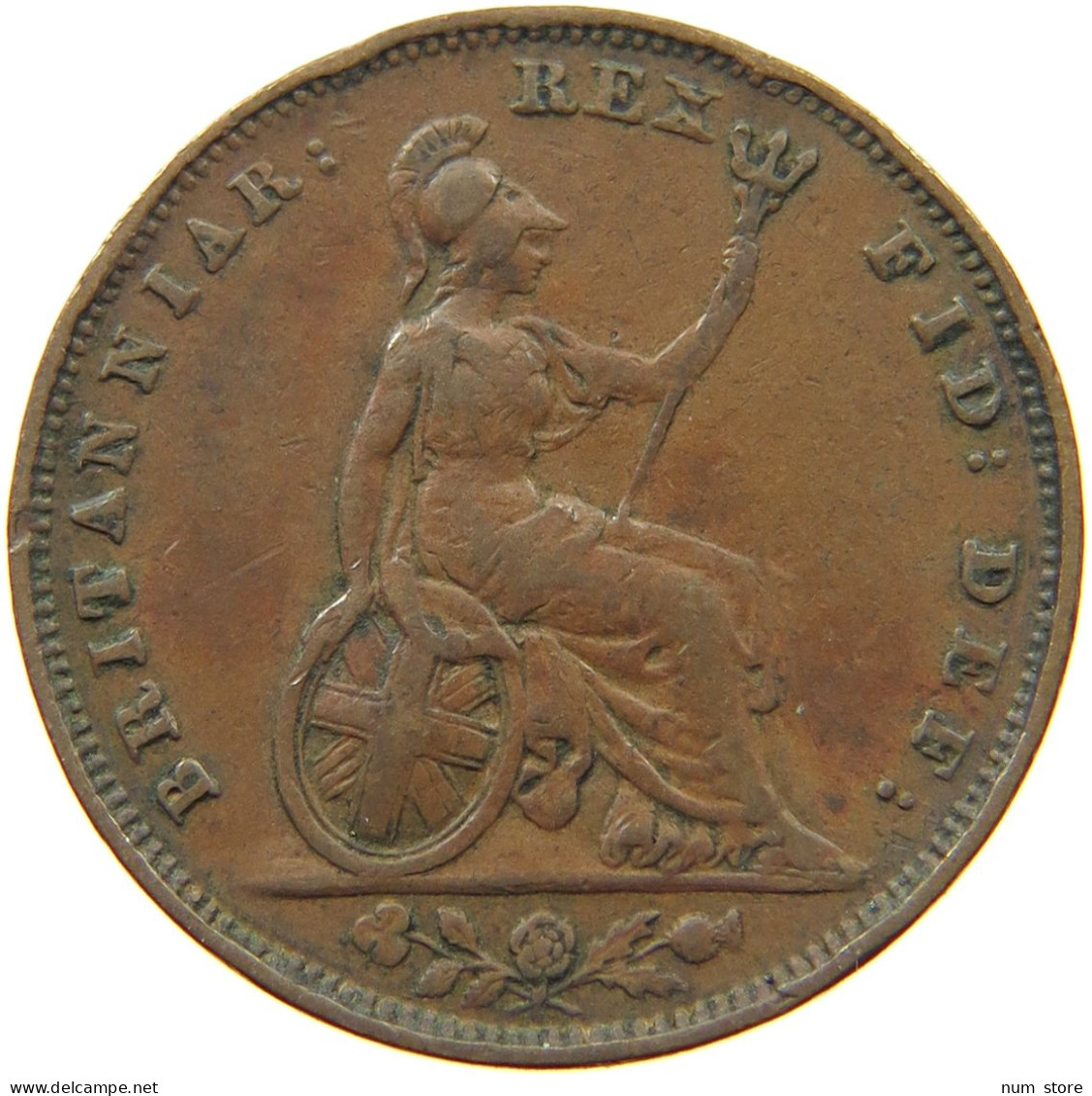 GREAT BRITAIN FARTHING 1831 WILLIAM IV. #MA 003234 - B. 1 Farthing