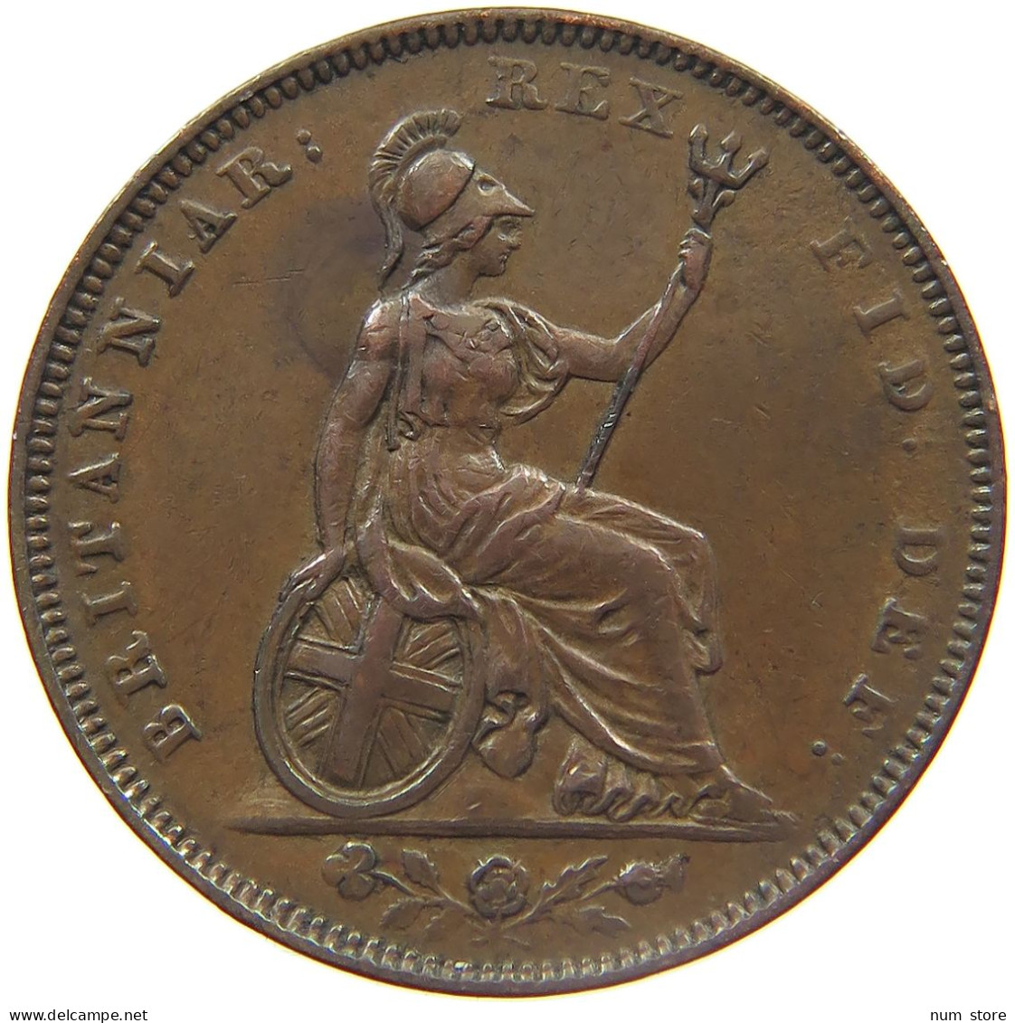 GREAT BRITAIN FARTHING 1830 GEORGE IV. (1820-1830) #MA 023001 - B. 1 Farthing