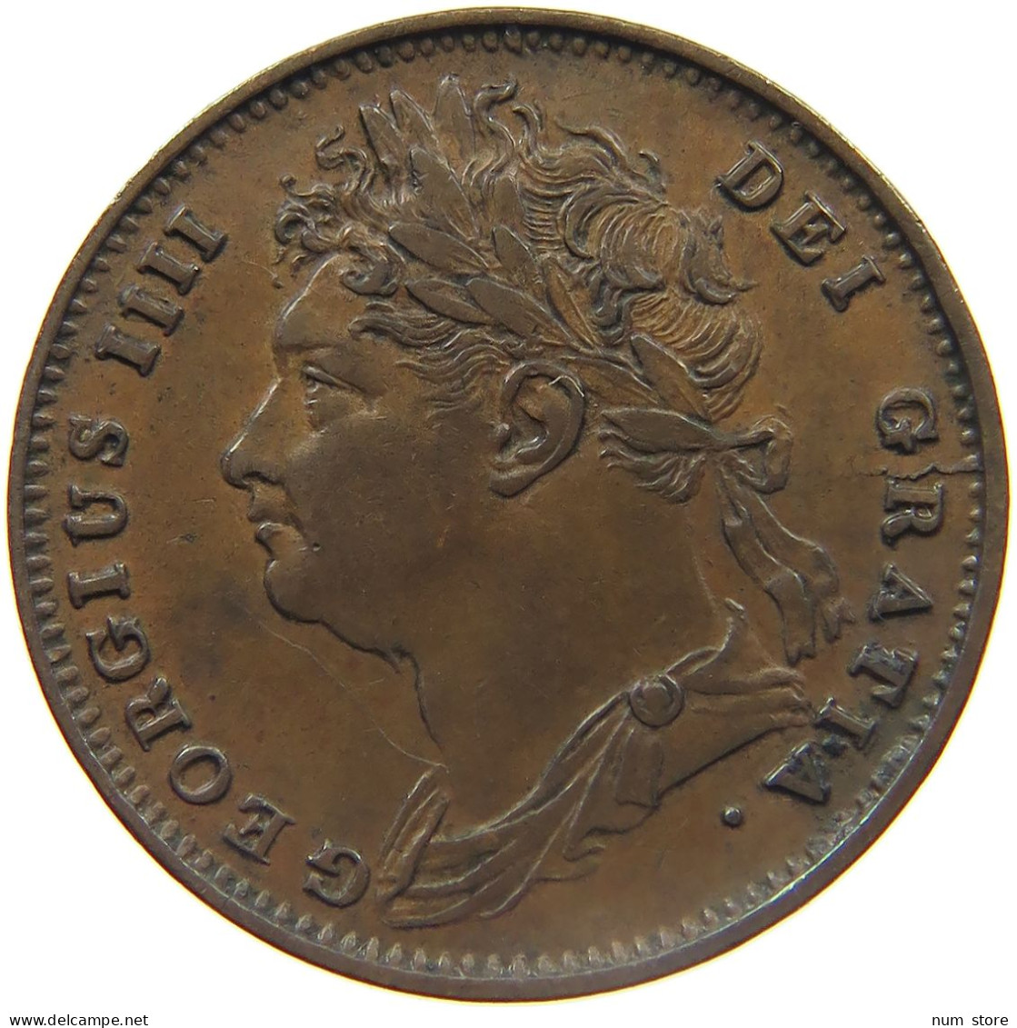 GREAT BRITAIN FARTHING 1826 GEORGE IV. (1820-1830) #MA 023002 - B. 1 Farthing