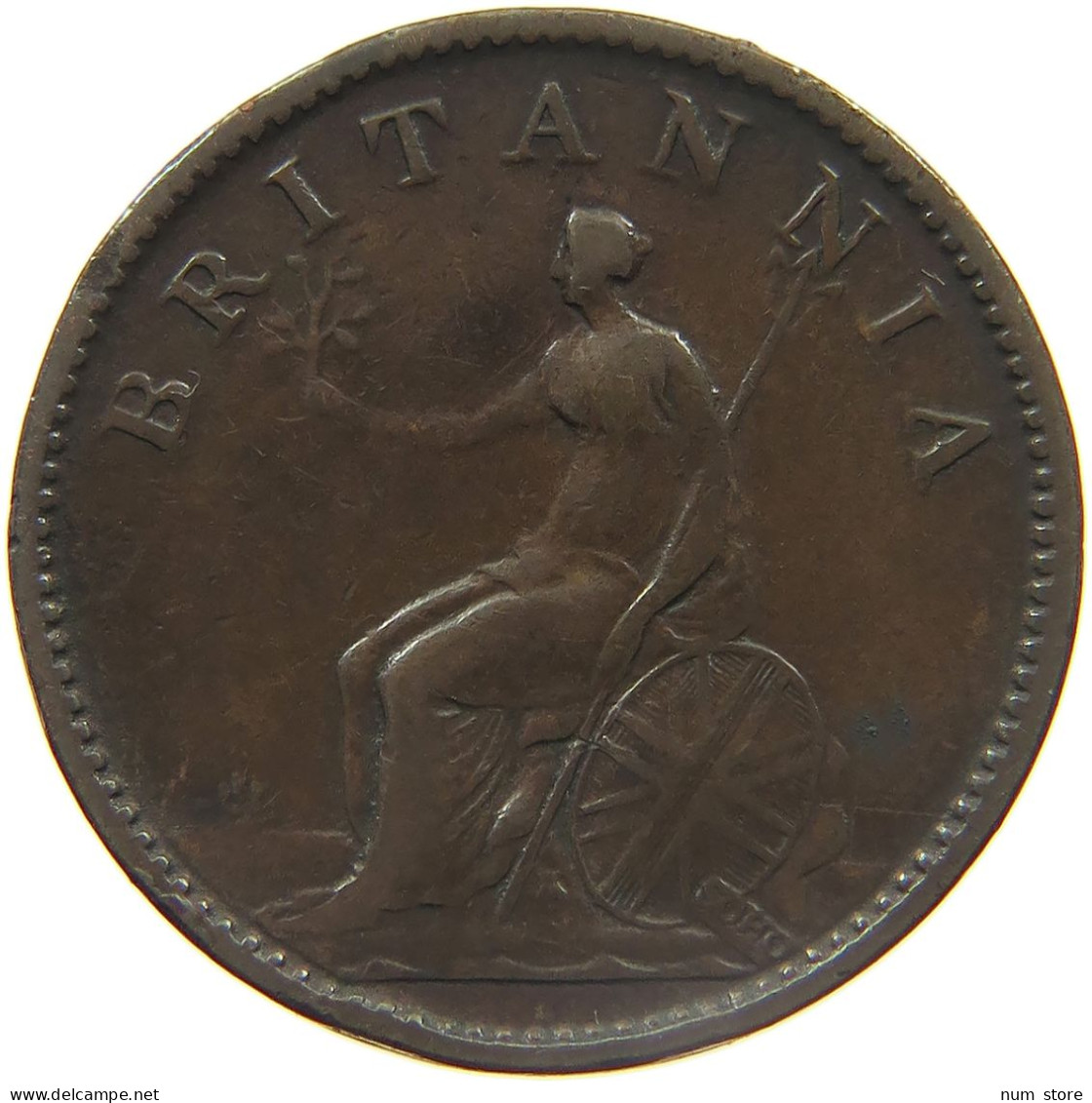 GREAT BRITAIN FARTHING 1806 GEORGE III. 1760-1820 #MA 023019 - A. 1 Farthing