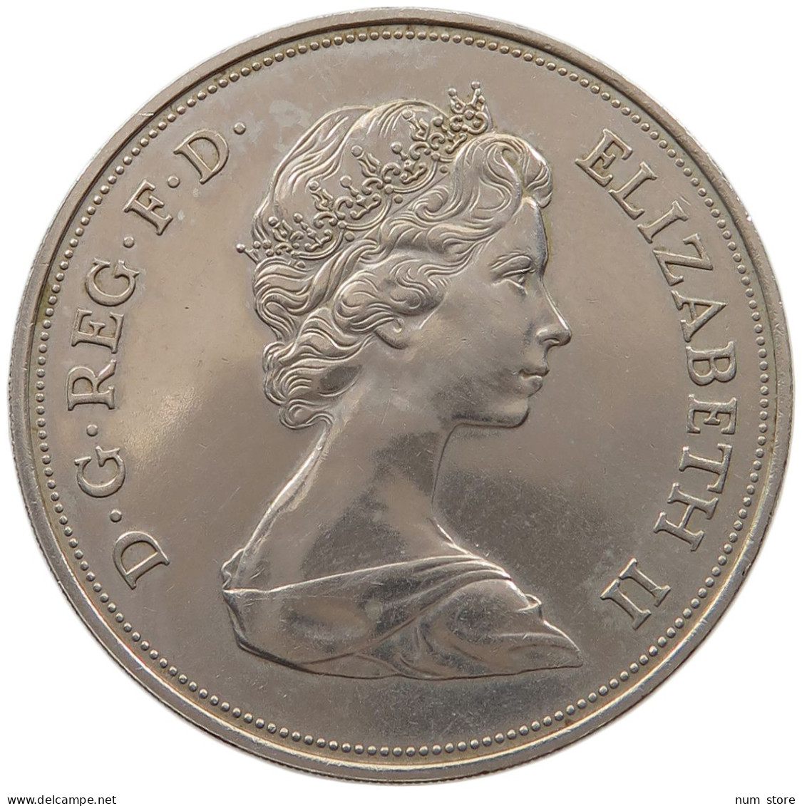 GREAT BRITAIN CROWN 1972 ELIZABETH II. (1952-2022) #MA 073155 - L. 1 Crown