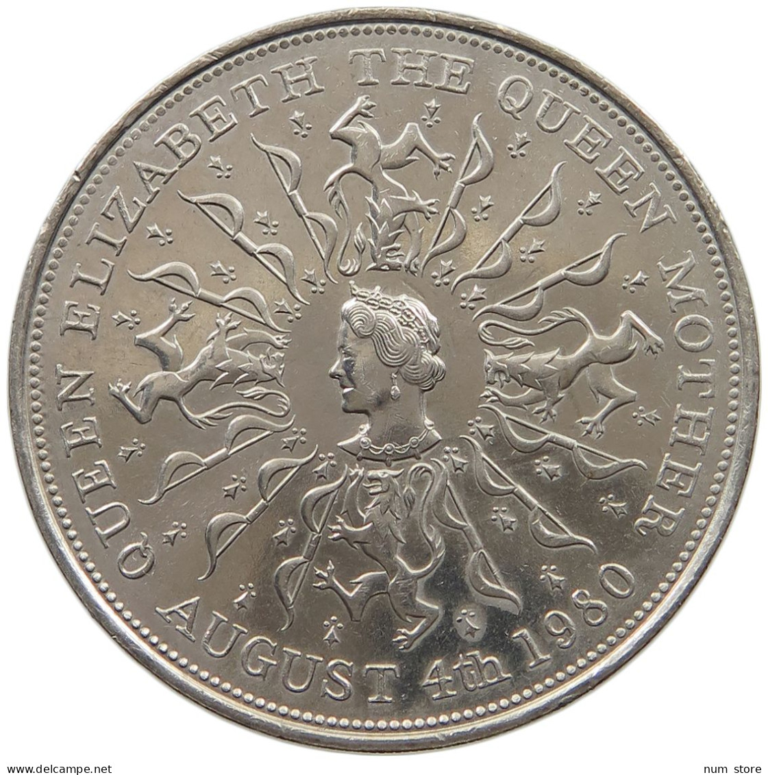 GREAT BRITAIN CROWN 1980 ELISABETH II. (1952-) #MA 023390 - L. 1 Crown