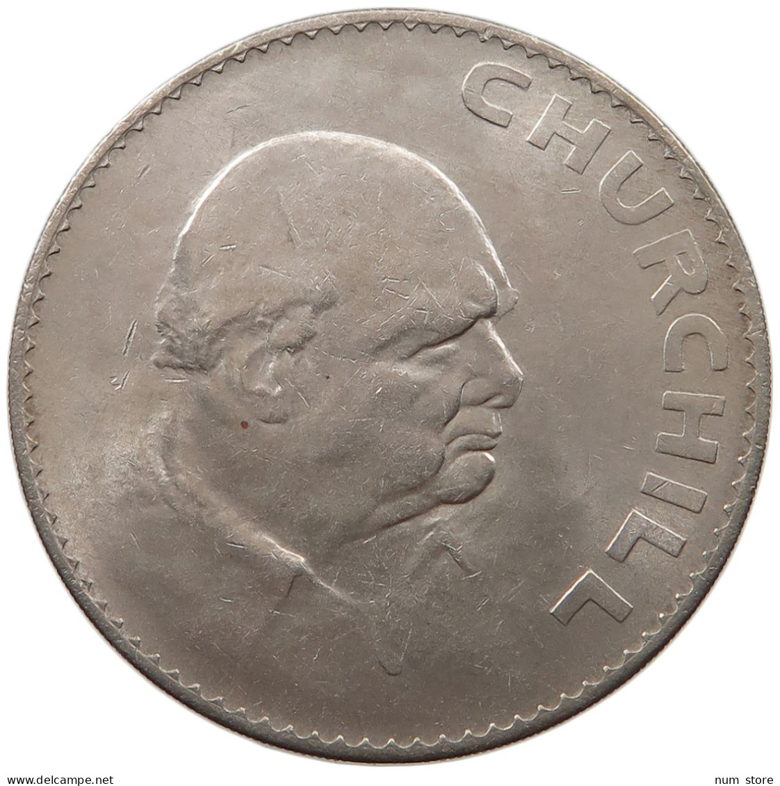 GREAT BRITAIN CROWN 1965 ELIZABETH II. (1952-2022) CHURCHILL #MA 073156 - L. 1 Crown