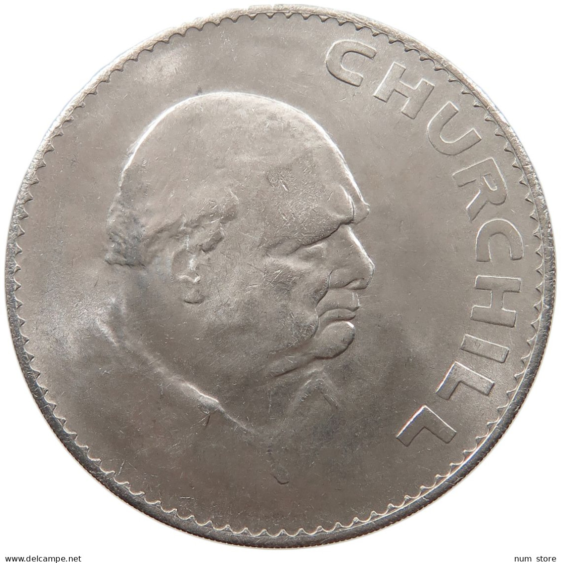 GREAT BRITAIN CROWN 1965 ELIZABETH II. (1952-2022) CHURCHILL #MA 067534 - L. 1 Crown