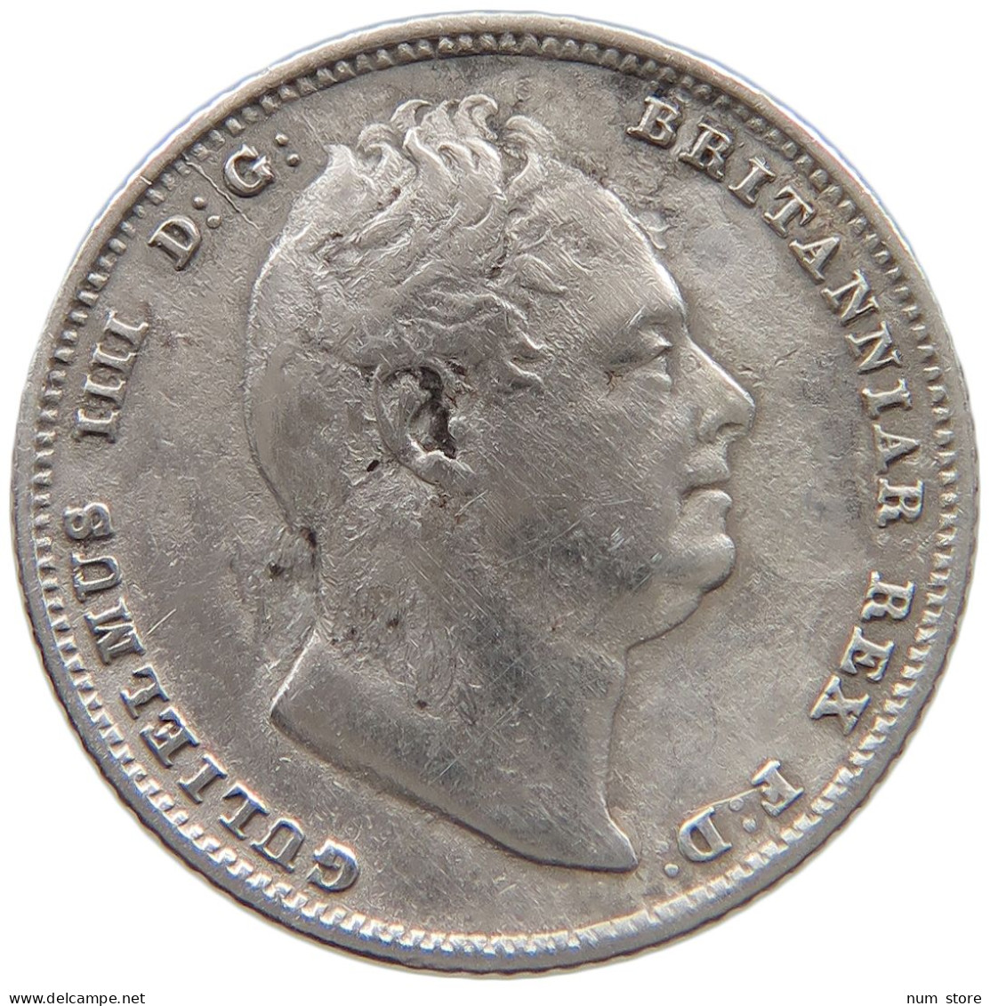 GREAT BRITAIN 6 SIXPENCE 1837 WILLIAM IV. (1830-1837) #MA 026012 - H. 6 Pence