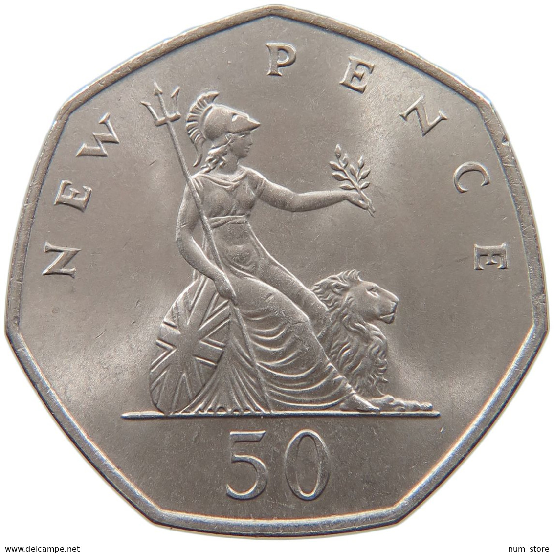 GREAT BRITAIN 50 PENCE 1969 ELIZABETH II. (1952-2022) #MA 099144 - 50 Pence