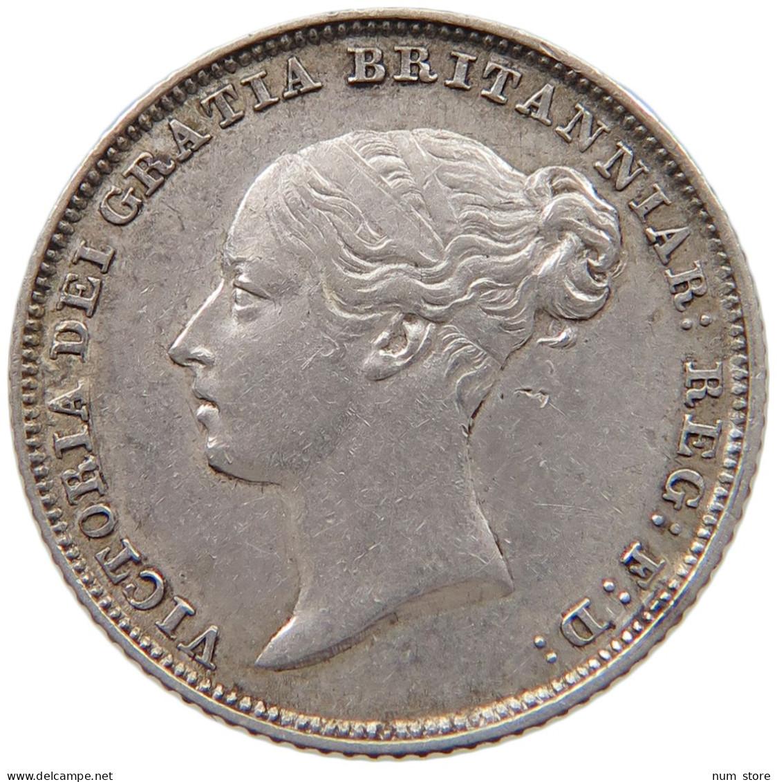 GREAT BRITAIN 6 PENCE 1843 VICTORIA 1837 - 1901 #MA 004752 - H. 6 Pence
