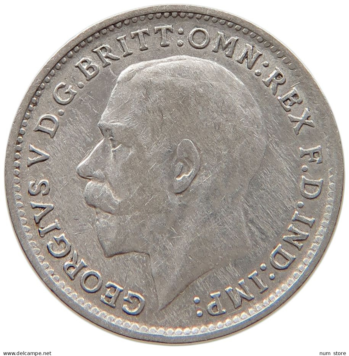 GREAT BRITAIN 3 PENCE 1920 GEORGE V. (1910-1936) #MA 105184 - F. 3 Pence