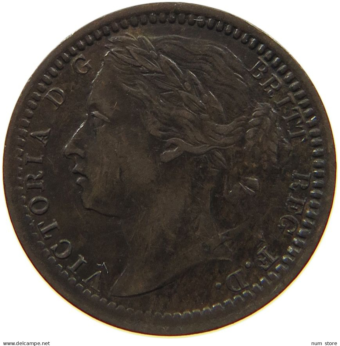 GREAT BRITAIN 1/3 FARTHING 1866 VICTORIA (1837-1901) #MA 008693 - A. 1/4 - 1/3 - 1/2 Farthing