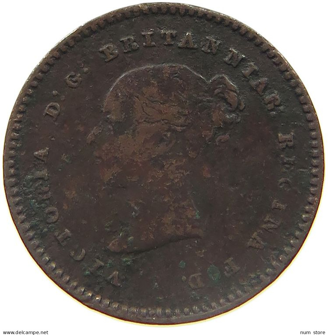 GREAT BRITAIN 1/4 QUARTER FARTHING 1851 VICTORIA 1837-1901 #MA 022990 - A. 1/4 - 1/3 - 1/2 Farthing