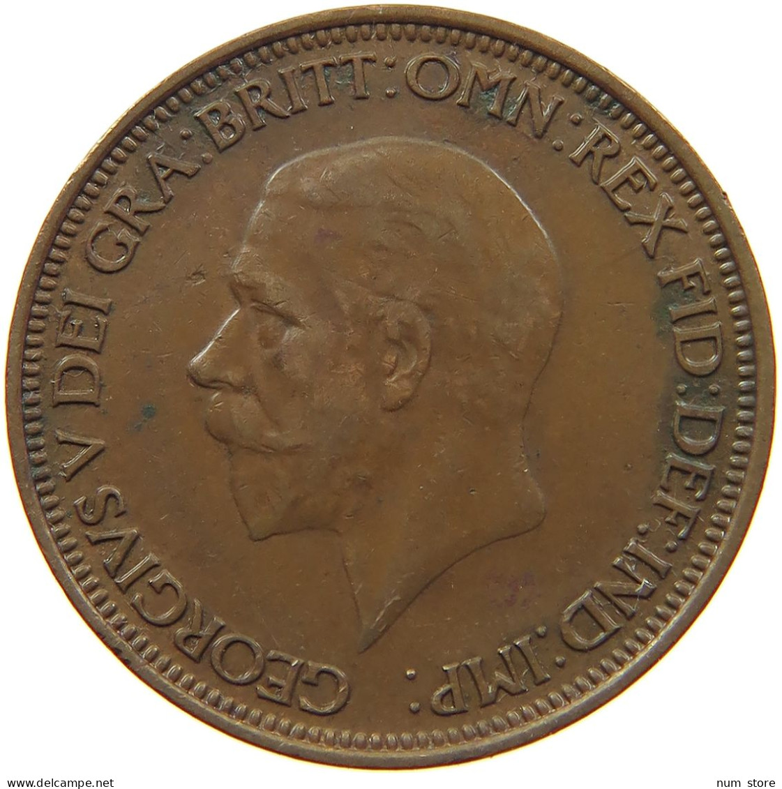 GREAT BRITAIN 1/2 PENNY 1932 GEORGE V. (1910-1936) #MA 101858 - C. 1/2 Penny