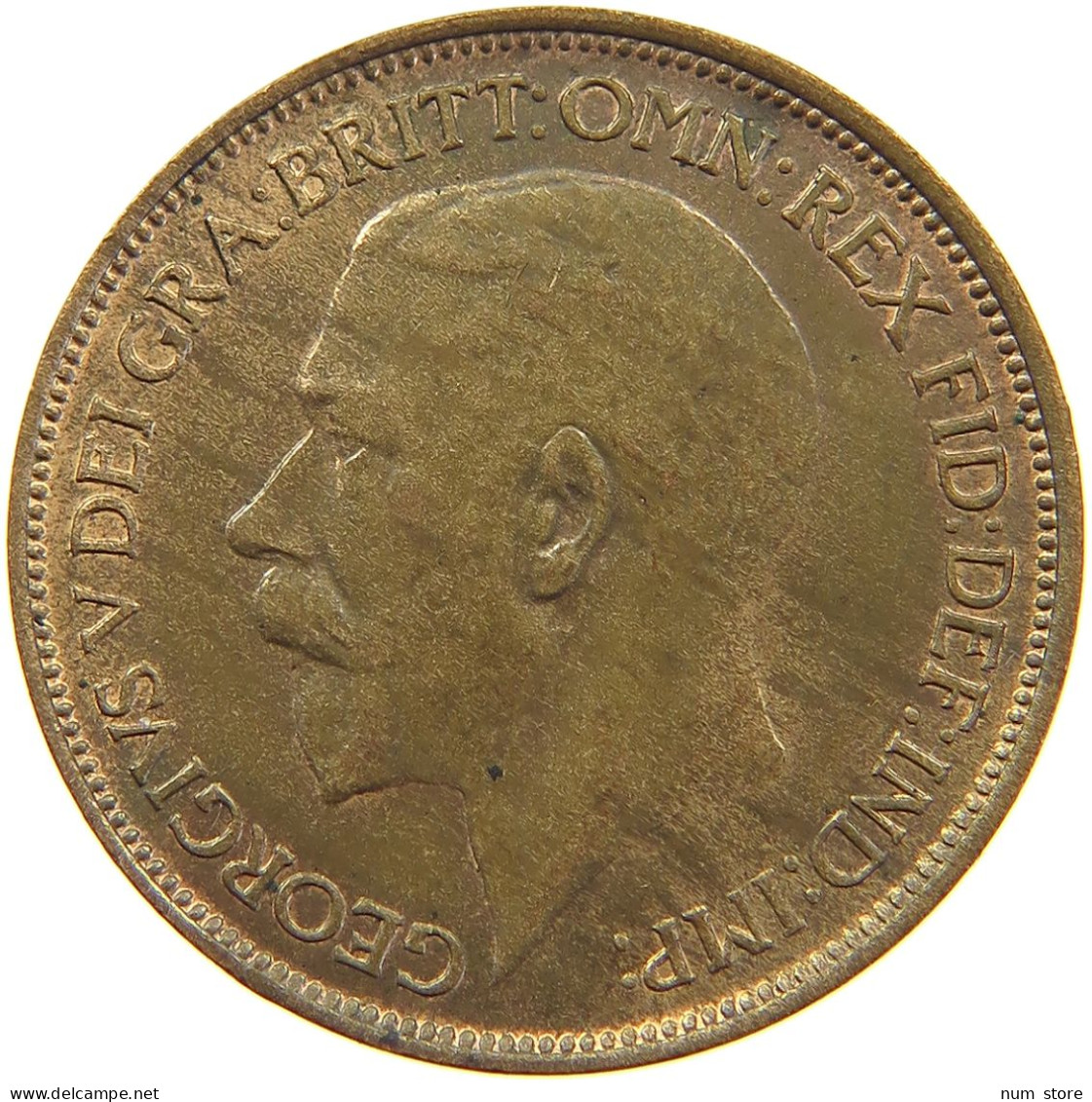 GREAT BRITAIN 1/2 PENNY HALFPENNY 192 GEORGE V. (1910-1936) #MA 103810 - C. 1/2 Penny