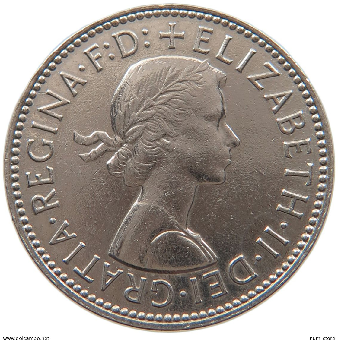 GREAT BRITAIN 1/2 PENNY 1967 ELIZABETH II. (1952-2022) SILVER PLATED #MA 104561 - C. 1/2 Penny