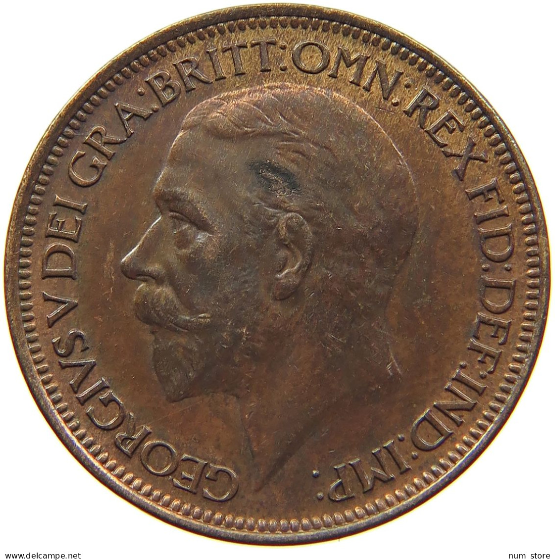 GREAT BRITAIN 1/2 PENNY 1927 GEORGE V. (1910-1936) #MA 101861 - C. 1/2 Penny