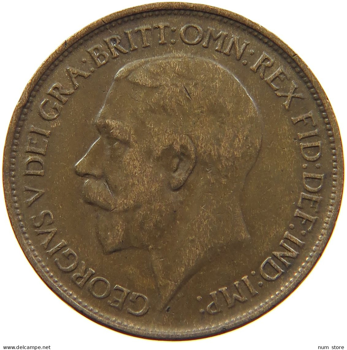 GREAT BRITAIN 1/2 PENNY 1916 GEORGE V. (1910-1936) #MA 101860 - C. 1/2 Penny