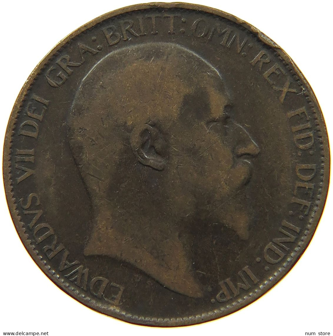 GREAT BRITAIN 1/2 PENNY 1905 EDWARD VII., 1901 - 1910 #MA 101095 - C. 1/2 Penny