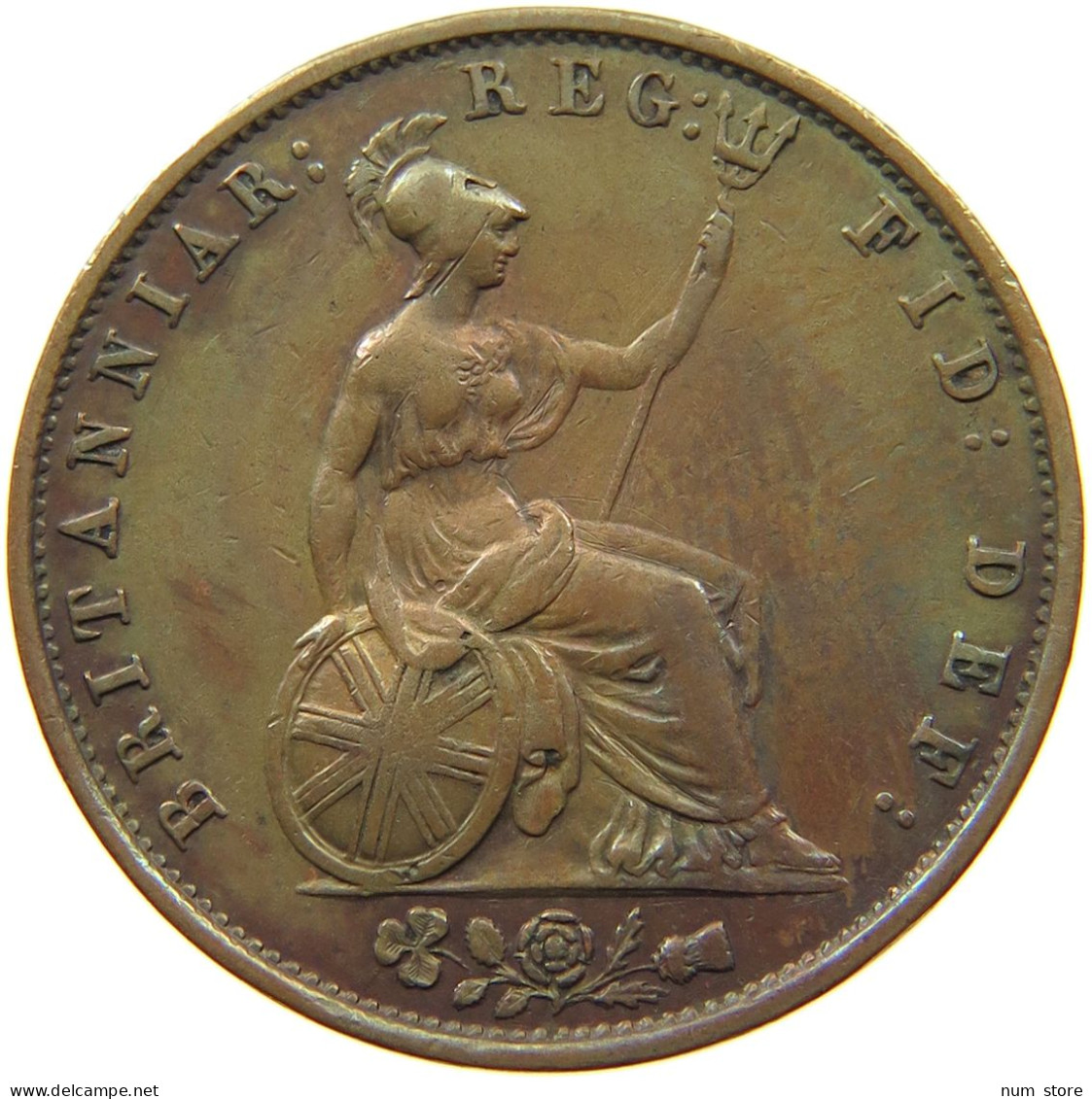 GREAT BRITAIN 1/2 PENNY 1854 VICTORIA (1837-1901) #MA 000231 - C. 1/2 Penny