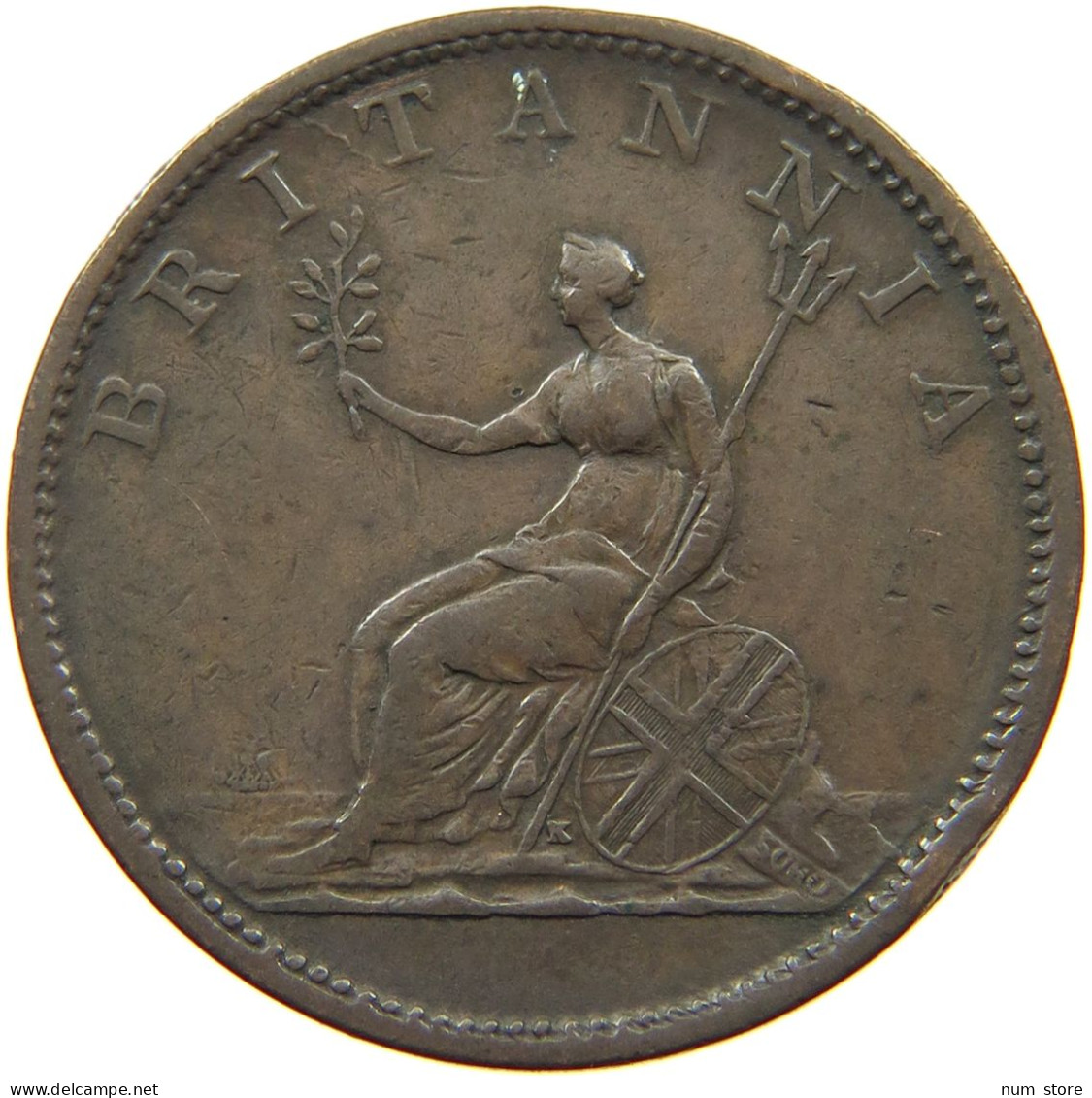 GREAT BRITAIN 1/2 PENNY 1806 GEORG III., 1760-1820 #MA 002417 - B. 1/2 Penny