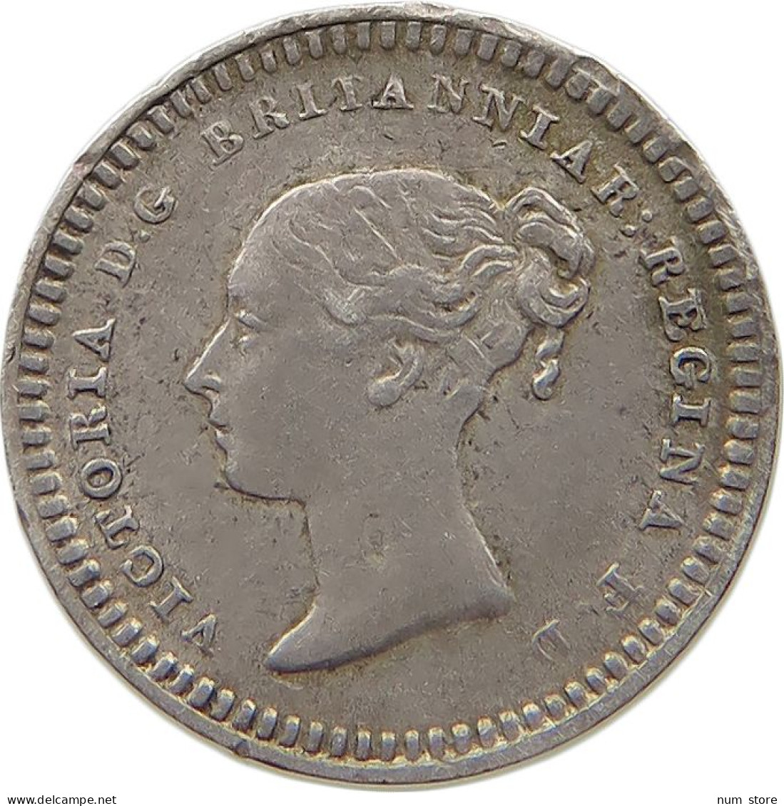 GREAT BRITAIN 1 1/2 PENCE 1843 VICTORIA 1837-1901 #MA 022957 - E. 1 1/2 - 2 Pence