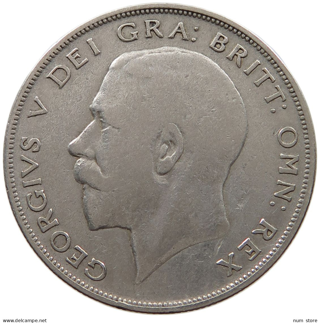 GREAT BRITAIN 1/2 CROWN 1922 GEORGE V. (1910-1936) #MA 021003 - K. 1/2 Crown