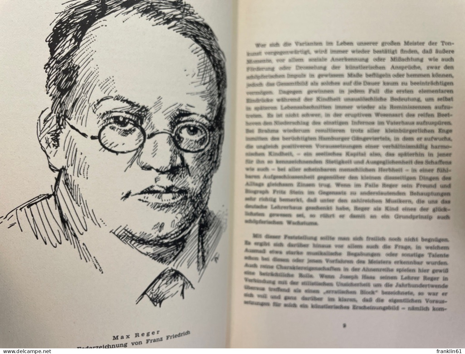 Max Reger Als Mensch. - Biographies & Mémoires