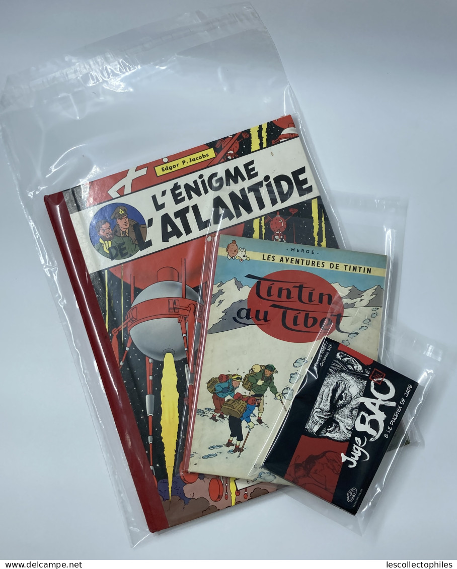 LOT 500 POCHETTES AVEC RABAT 250MM X 350MM / PROTECTION BD MAGAZINES REVUES / 48 MICRONS - Other Book Accessories