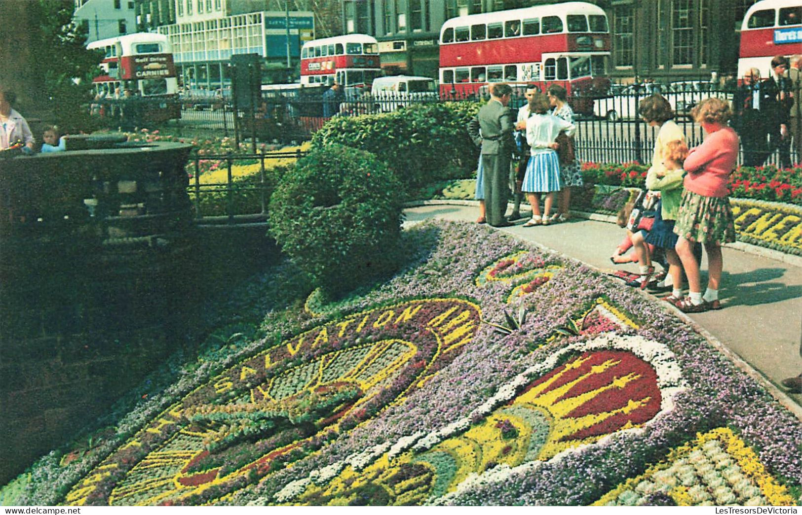 ROYAUME-UNI - Angleterre - Édimbourg - Floral Clock - Princes Street Gardens - Colorisé - Carte Postale - Midlothian/ Edinburgh