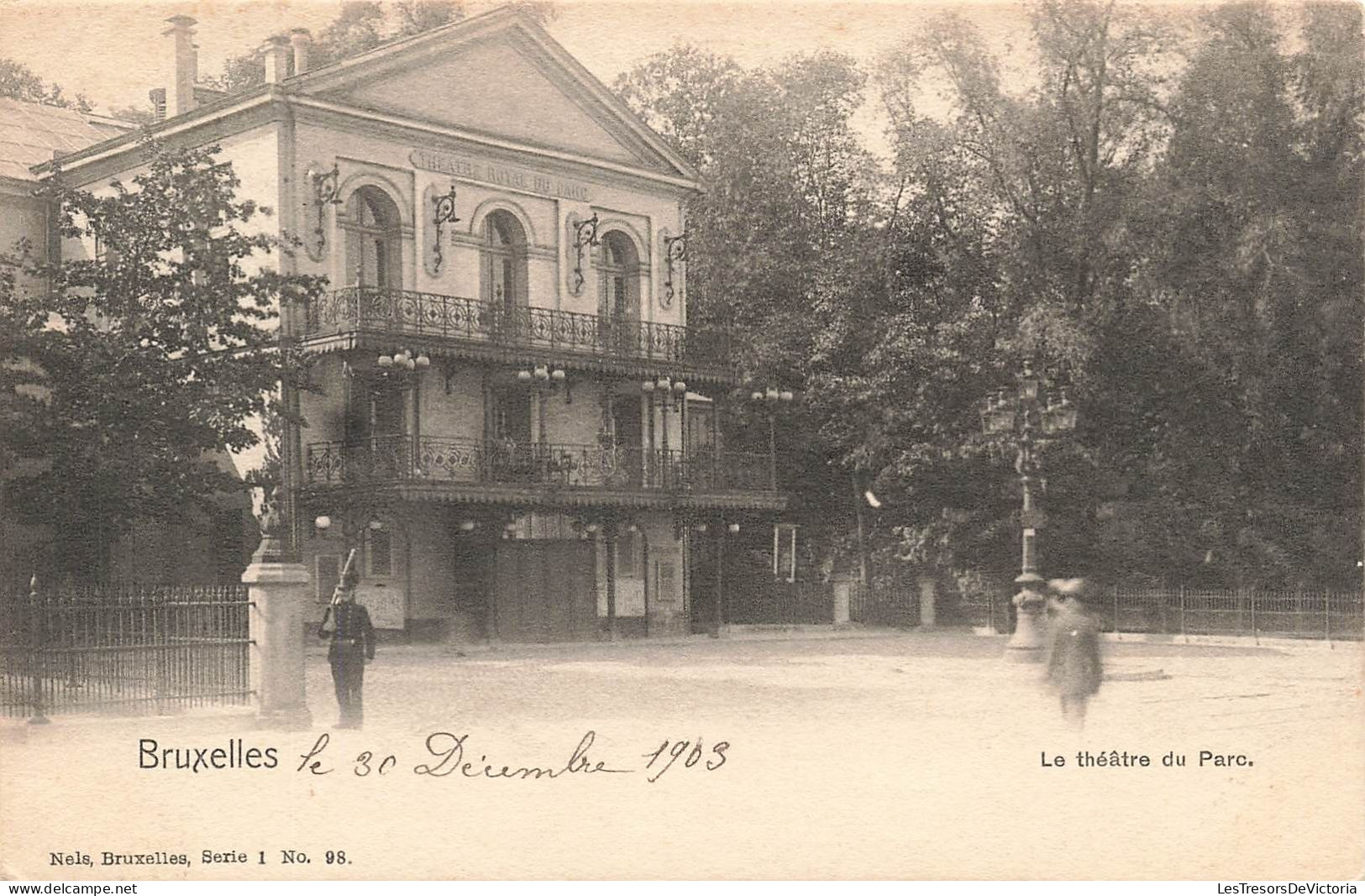 BELGIQUE - Bruxelles - Le Théâtre Du Parc - Carte Postale Ancienne - Monumenti, Edifici