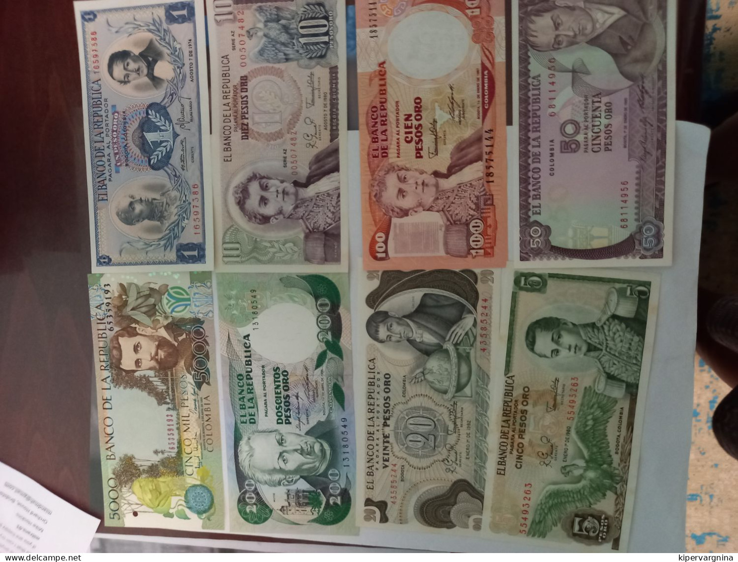 COLOMBIAUNCIRCULATED Banknotes - Colombia