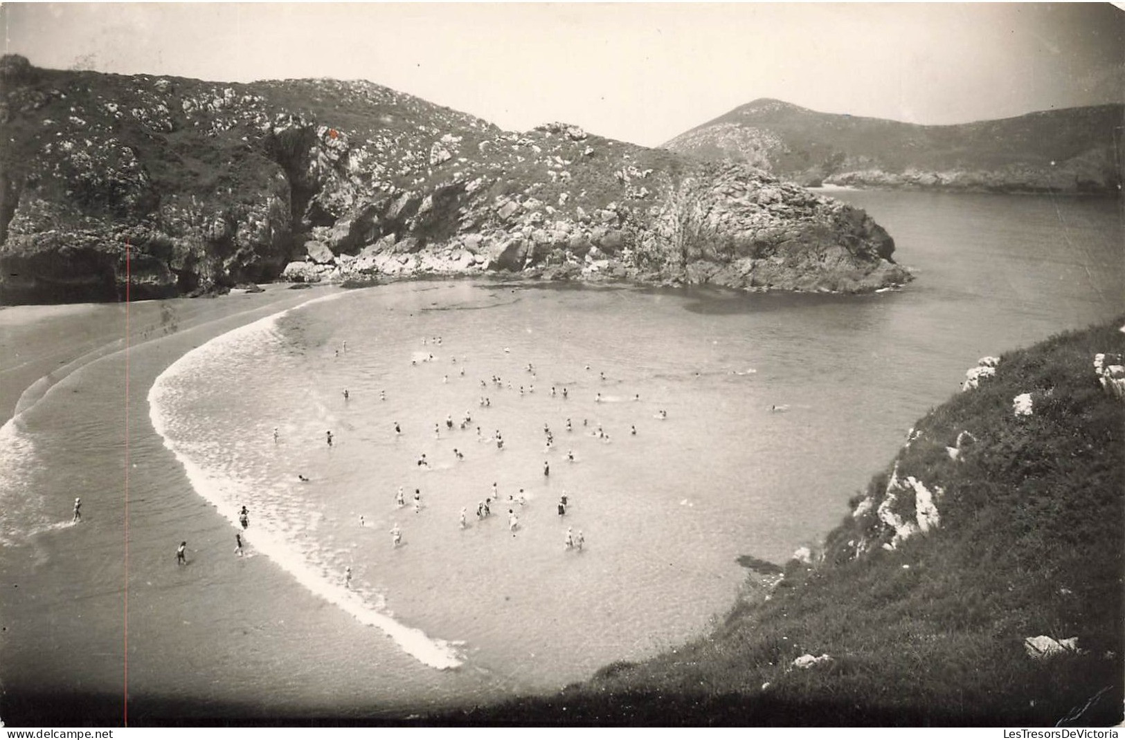 ESPAGNE - Poo - Llanes - Côte Vert - Plage - Carte Postale Ancienne - Asturias (Oviedo)