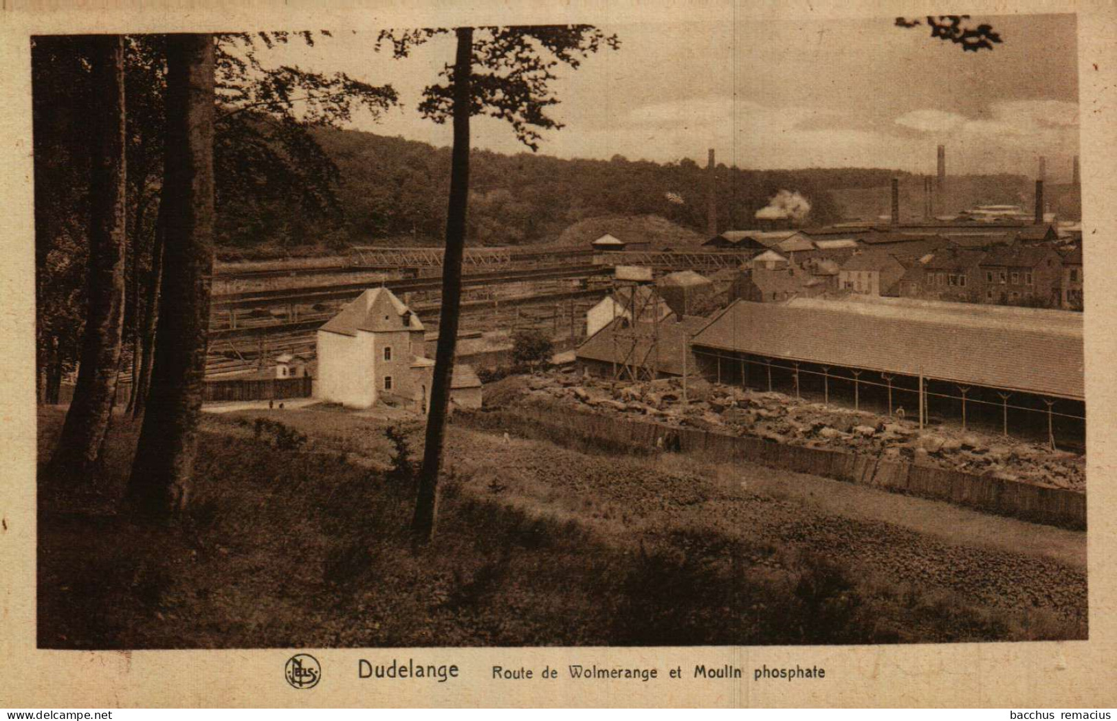 DUDELANGE  Route De Wolmerange Et Moulin Phosphate - Dudelange