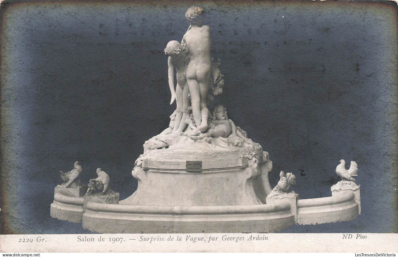 MUSEE - Salon De 1907 - Surprise De La Vague - Par George Ardoin - Carte Postale Ancienne - Museen