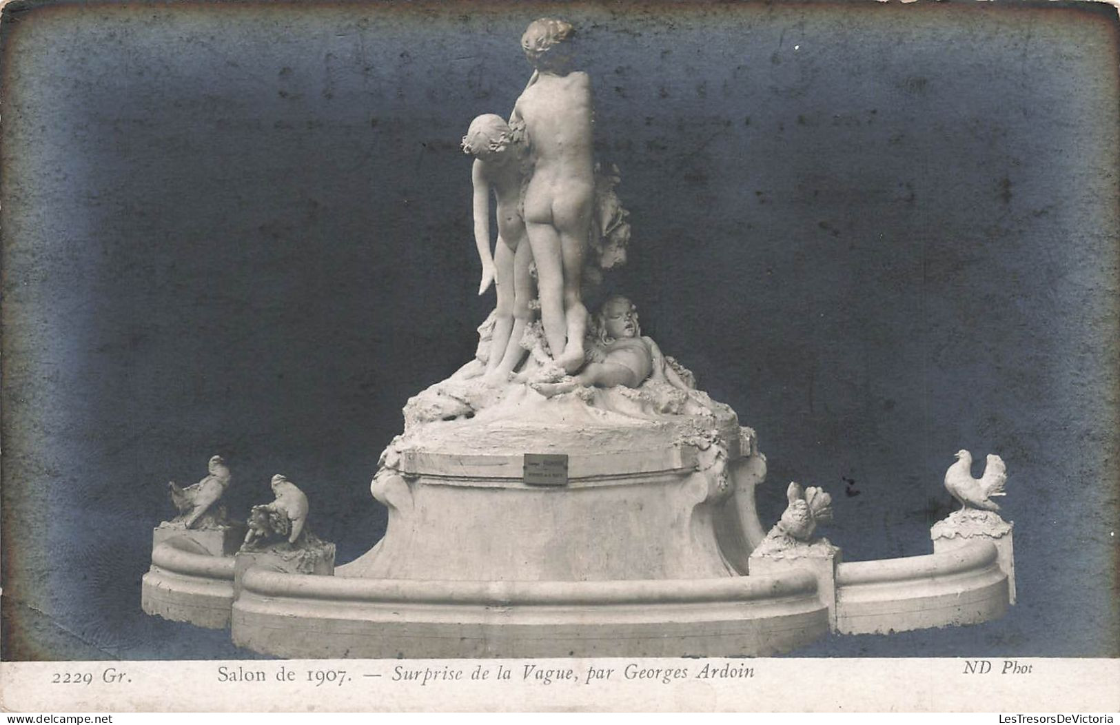 MUSEE - Salon De 1907 - Surprise De La Vague - Par George Ardoin - Carte Postale Ancienne - Musei