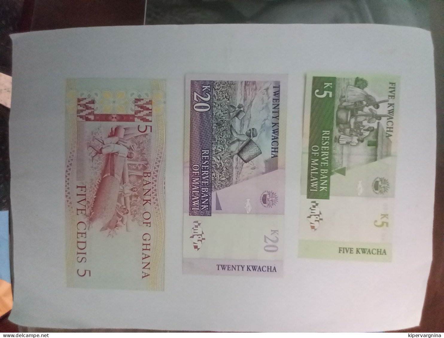 GHANA MALAWI UNCIRCULATED Banknotes - Ghana