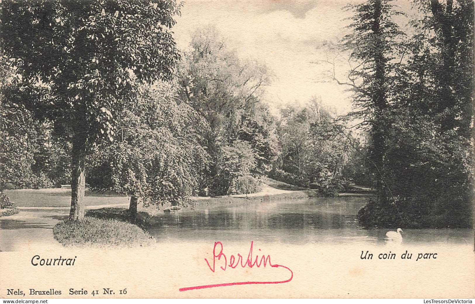 BELGIQUE - Courtrai - Un Coin Du Parc - Carte Postale Ancienne - Kortrijk