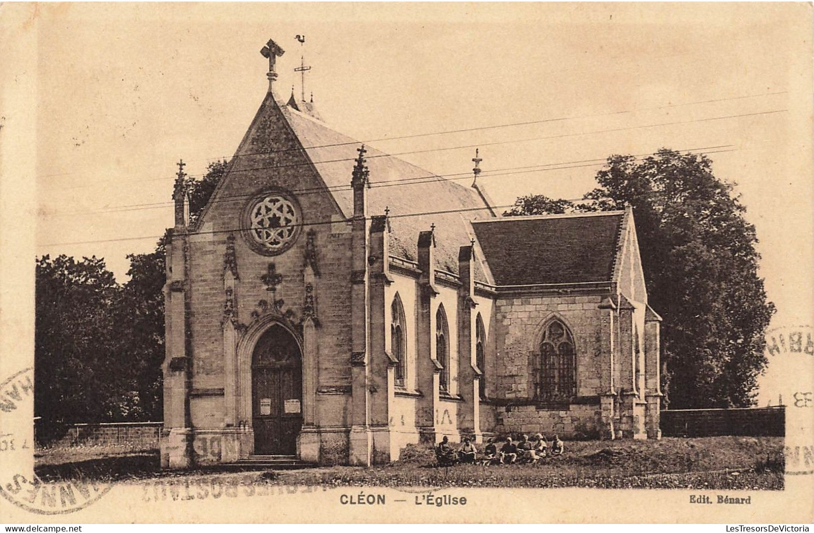 FRANCE - Cléon - L'église - Carte Postale Ancienne - Rouen