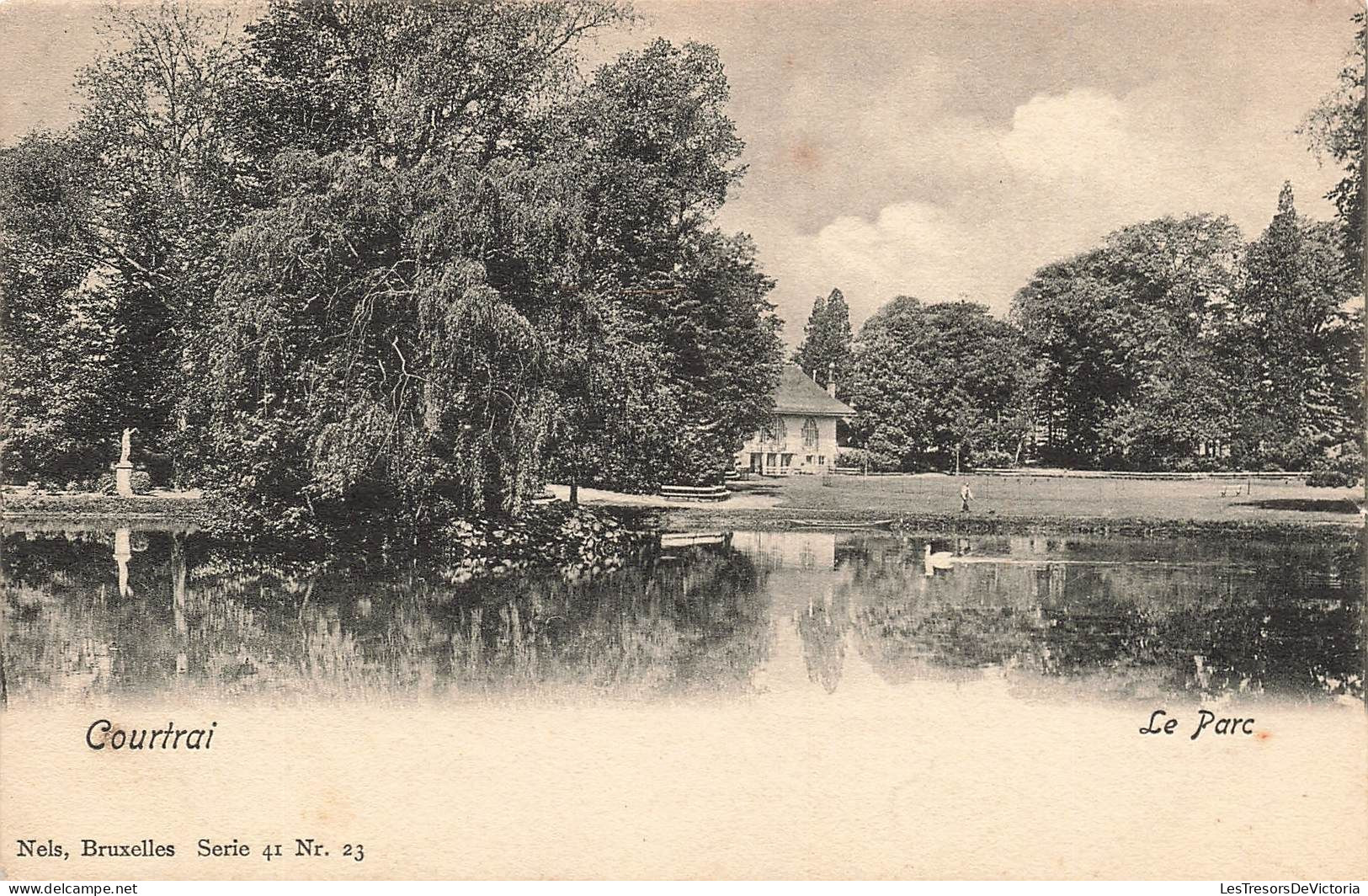 BELGIQUE - Courtrai - Vue Sur Le Parc - Carte Postale Ancienne - Kortrijk