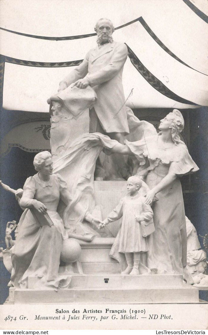 MUSEE -  Salon Des Artistes Français - Monument à Jules Ferry - G Michel - ND Phot - Carte Postale Ancienne - Museen