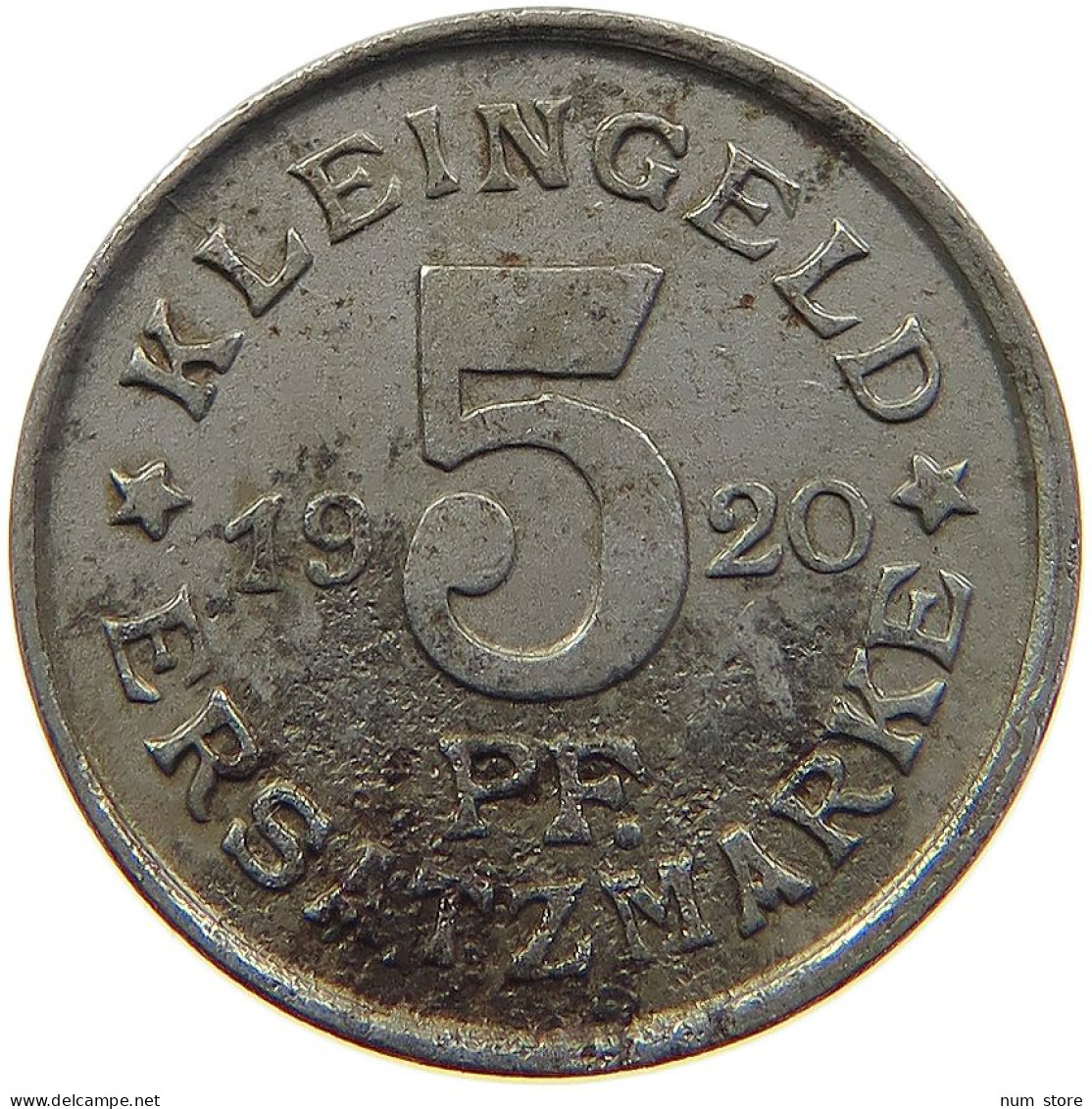 HALL 5 PFENNIG 1920  #MA 103464 - Autres & Non Classés