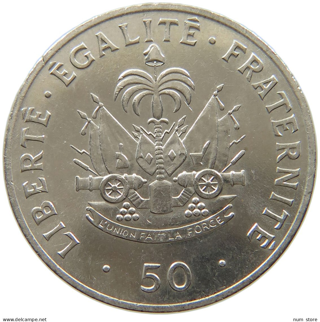 HAITI 50 CENTIMES 1991  #MA 063111 - Haiti