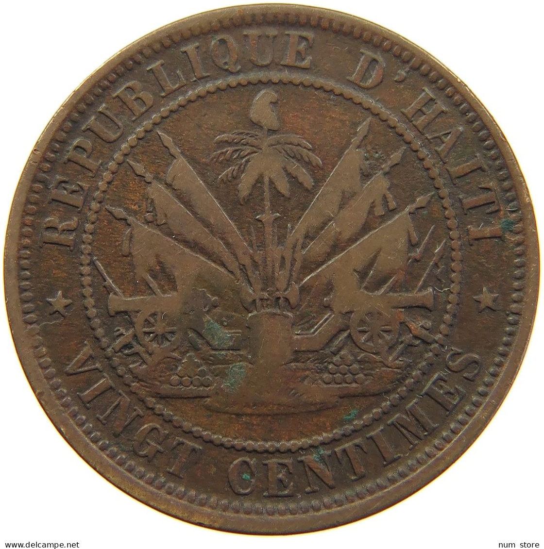 HAITI 5 CENTIMES 1863  #MA 104525 - Haïti