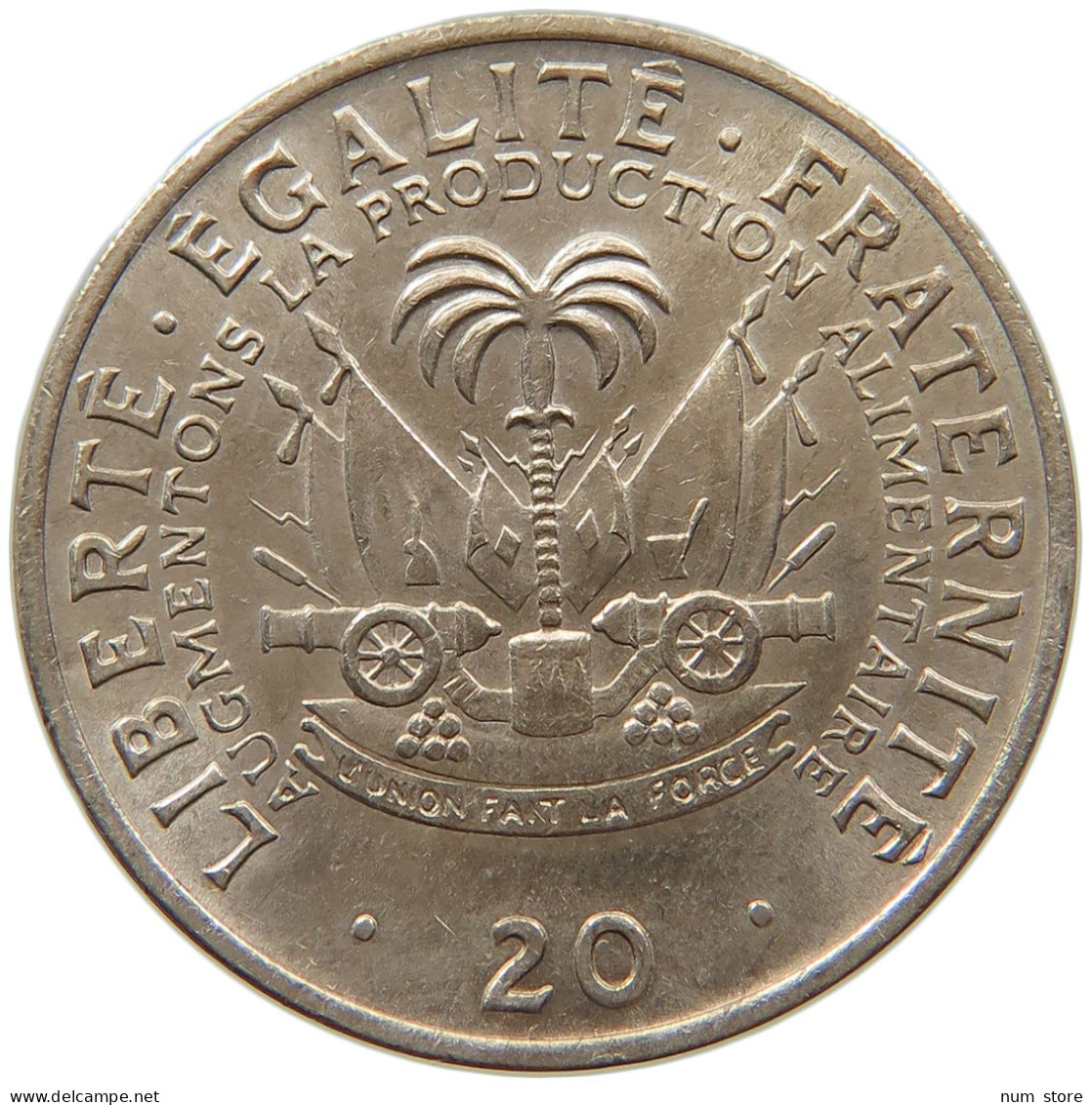 HAITI 20 CENTIMES 1972  #MA 063112 - Haïti