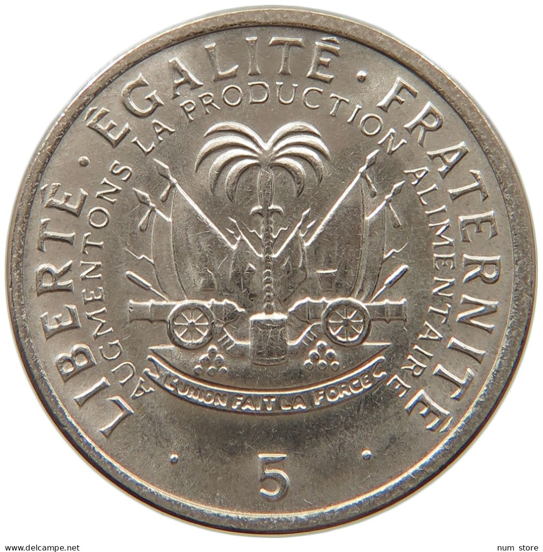 HAITI 5 CENTIMES 1975  #MA 063114 - Haïti