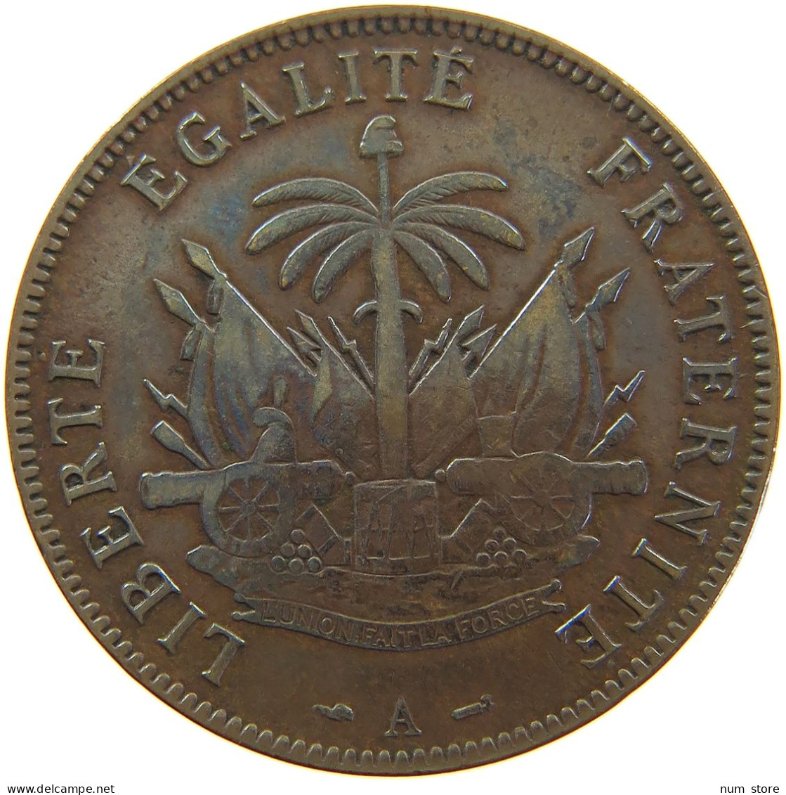 HAITI 2 CENTIMES 1894  #MA 065014 - Haití