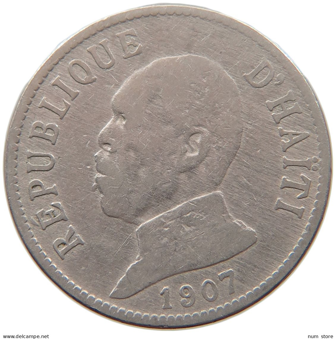 HAITI 20 CENTIMES 1907  #MA 063117 - Haïti