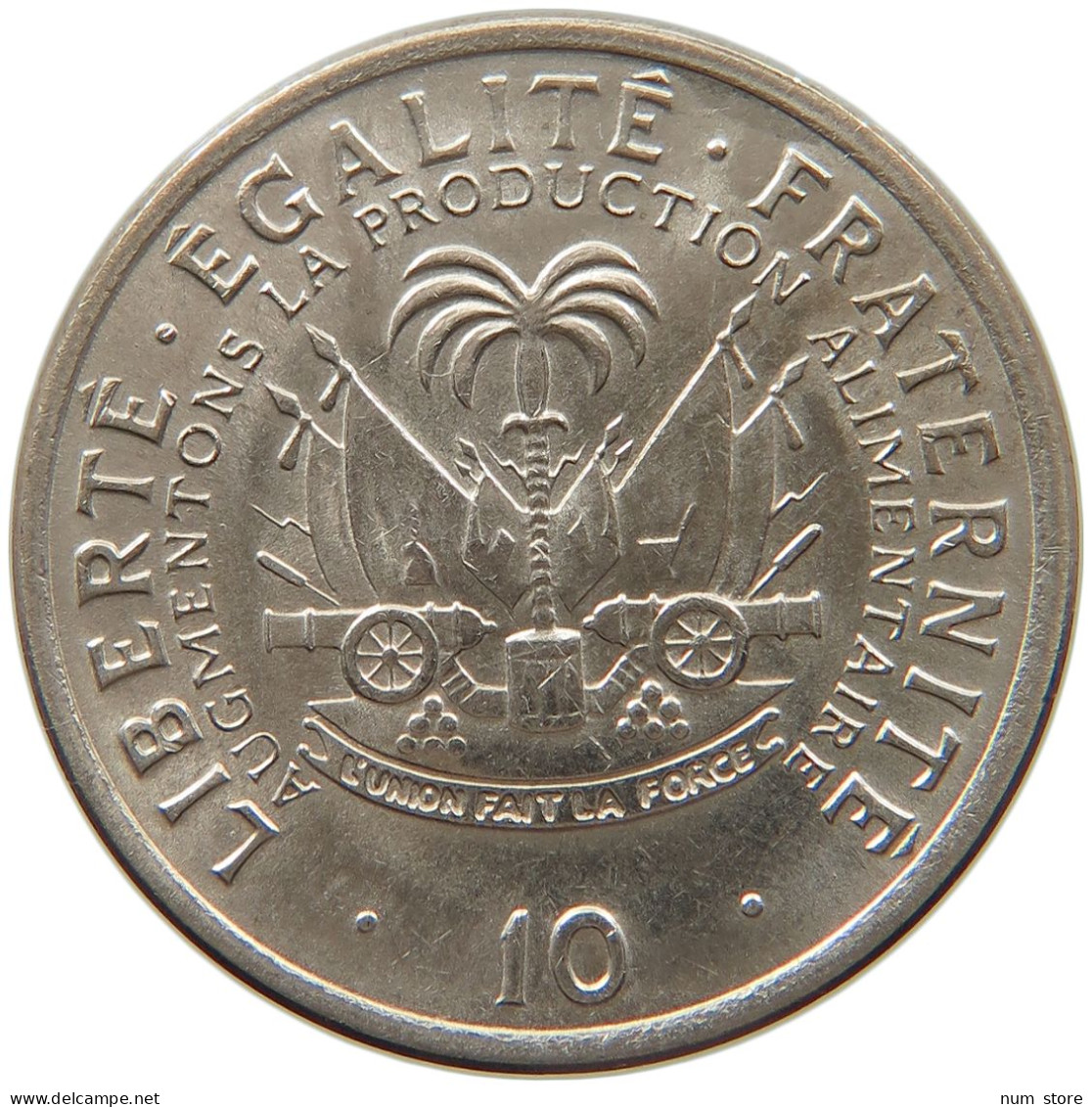 HAITI 10 CENTIMES 1975  #MA 063113 - Haïti