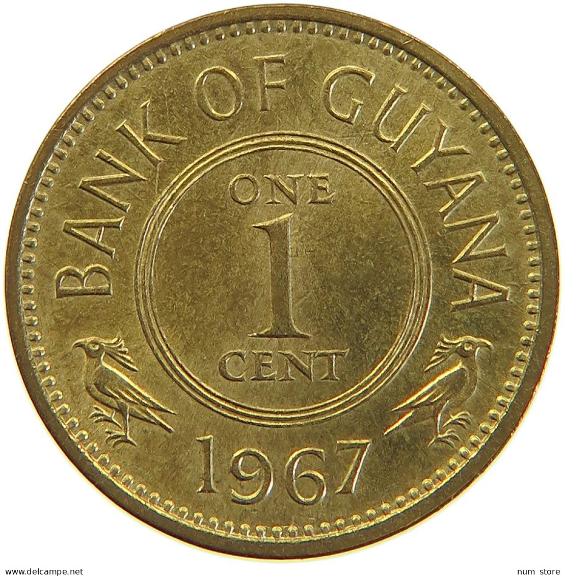 GUYANA CENT 1967  #MA 067151 - Guyana